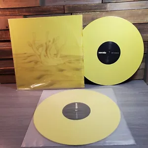 Serato PAIR Pastel Yellow 12" inch CV Control Vinyl Limited Rare Release 2014 - Picture 1 of 6