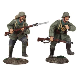 B23097 W. Britain Attack 1916-18 German Infantry Assault Team - 2 Piece Set - Picture 1 of 1