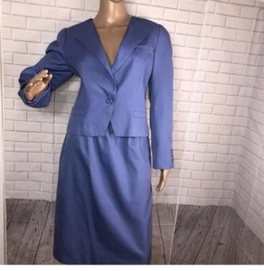 Gonna vintage J Gallery donna 2pz vintage blu tuta taglia gonna blu 12/13 - Foto 1 di 5
