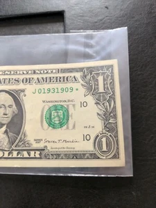1$ Star Note Rare year 1931, 1909 2 years!! Plus 909 Serial number - Picture 1 of 3