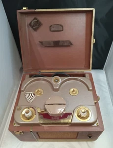 Vintage Revere Deluxe Tube Reel to Reel Magnetic Tape Recorder Player T-500 - Picture 1 of 19