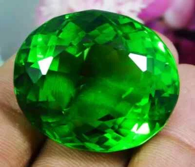 Green Peridot Topaz Oval Cut Size 155.55 Ct Natural Loose Gemstone EGL Certified - Image 1 of 4