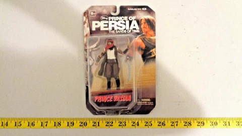 Prince of Persia Disney 4-inch Prince Dastan figure McFarlane 2010 Bubble off Cover