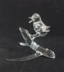 Vintage Frabel Studios Glas Vogel auf Ast Skulptur - Bild 1 von 12