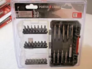 PORTER CABLE 32PC SCREWDRIVING SET W/ CASE ITEM # PCAST32SET NEW - Picture 1 of 8