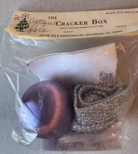The Cracker Box Golden Oldie Lavender Antique Lace Christmas Ornament Kit - Picture 1 of 14