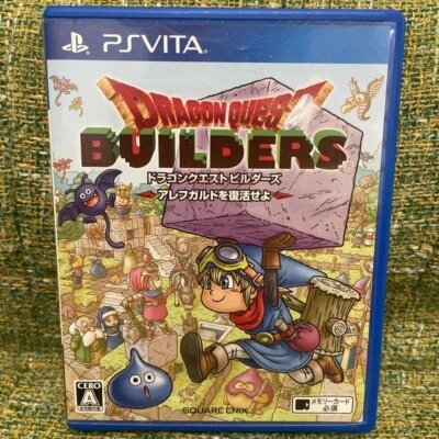 Dragon Quest Builders PS Vita PSV Sony PlayStation Vita Square Enix w/Case JP 58 - Image 1 of 4