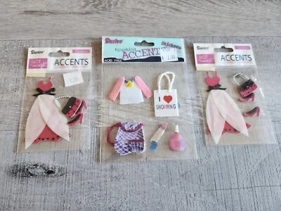 NUEVO 3D SHOPPING GIRLS Álbum de recortes Pegatinas Adornos Retirado Darice NUEVO #39 Foto 1 de 4