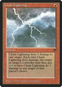 MTG Chain Lightning  - Legends #137 - Picture 1 of 1