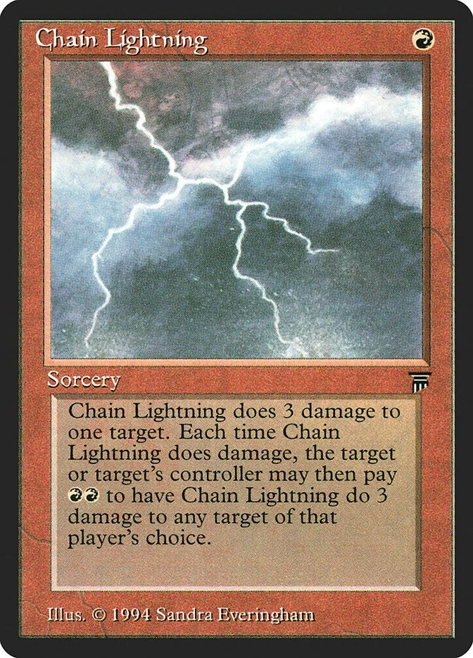 MTG Chain Lightning  - Legends #137 - Image 1 of 1