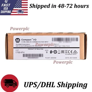New Sealed AB 1769-IF4 CompactLogix 4CH Analog Input Module 1769IF4 US Free Tax - Picture 1 of 5