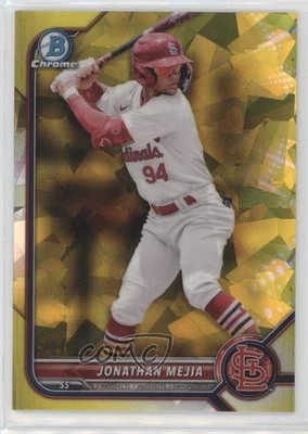 2022 Bowman Chrome Draft Sapphire Edition Yellow /99 Jonathan Mejia #BDC-186 - Image 1 of 2