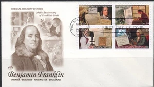 US Scott #4024a Block of 4 FDC "Benjamin Franklin" - Picture 1 of 1