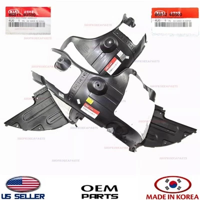 Fender Liner Front Right + Left Set, 2Pcs, Genuine KIA Optima Hybrid 2014-2016 Foto 1 de 2