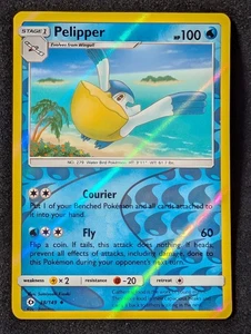 Pelipper 38/149 SM Base Set Reverse Holo LP Pokemon TCG - Bild 1 von 2
