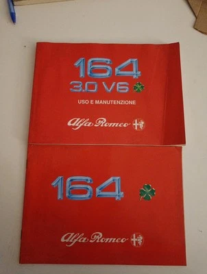 ALFA ROMEO 164 3.0 V6 Libretto USO E MANUTENZION E Allegato Sedili Sportivi  - Immagine 1 di 4