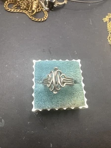 Vintage Sterling Silber Ring mit keltischem Knoten - Bild 1 von 4