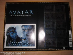 AVATAR BLOC-FEUILLET AUTO-ADHESIFS métalisés RARE COLLECTOR NEUF 10 TIMBRES - Picture 1 of 1