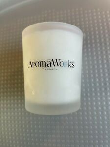 AROMA WORKS SCENTED CANDLE SPEARMINT & LIME 75 G BURNS 20 HRS NEW
