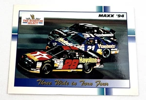 1994 Maxx The Winston Select Three Wide In Turn Four #344 NASCAR Racing Card - Picture 1 of 8