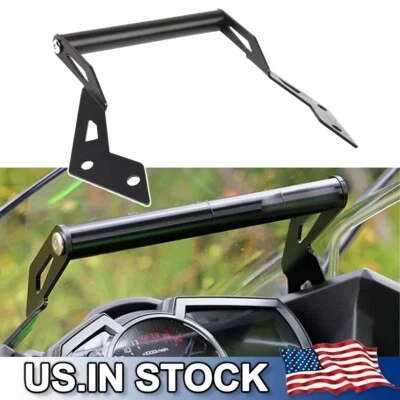 Mobile Phone GPS Navigation Plate Bracket For Kawasaki Ninja 250 Ninja 400 Foto 1 de 4