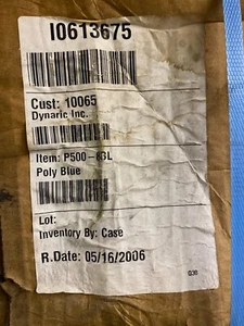 Dynaric STRAPPING P500- 8" BL  8" Blue  - Picture 1 of 2