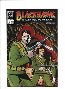 BLACKHAWK #5 DC 1989 FN- COMBINE SHIP - Picture 1 of 2