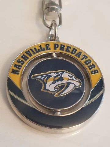 Nashville Predators JF Sports NHL Hockey Spinner Keychain 5068 Cover