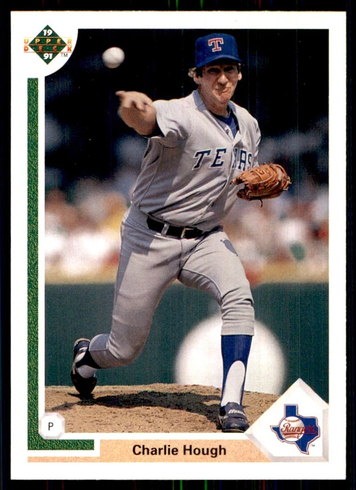 1991 Upper Deck Charlie Hough Texas Rangers #313 - Image 1 of 2