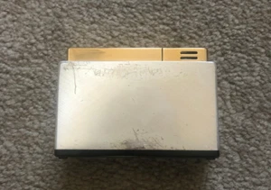 Vintage Collectible CONSUL Crown Lighter West Germany Chrome Gold - Picture 1 of 6