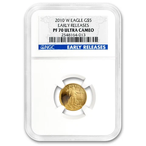 2010-W 1/10 oz Proof Gold American Eagle PF-70 NGC (ER) - SKU#62673 Cover