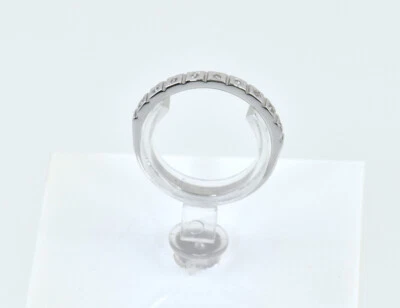 Diamant Ring 333/000 8 K Weißgold 9 Diamanten zus. 0,05 ct - Bild 1 von 4