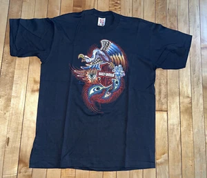 Camiseta de colección Harley Davidson 1981 XL holoubek hit me  - Imagen 1 de 3