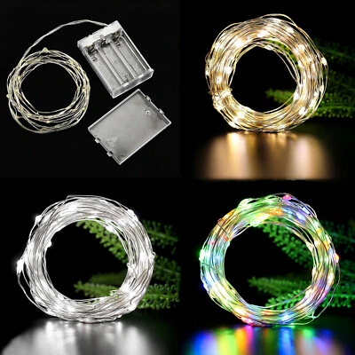2M 5M 10M LED String Fairy Light Multicolor For Party Wedding Bedroom Home Decor - Image 1 of 4