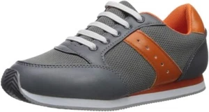 Enzo Emilliano Sneaker Unisex Kids Grey/Orange size 4 Little Kid Shoes - Picture 1 of 7