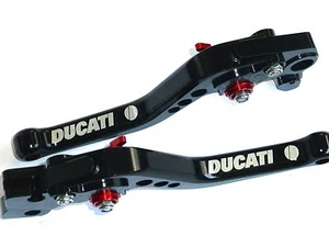 Ducati SCRAMBLER DESERT SLED 2017-18 SHORT BRAKE & CLUTCH LEVERS SET TRACK ROAD - Picture 1 of 8