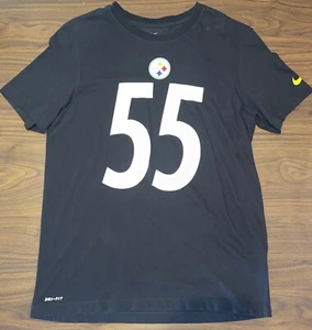 Mens Nike Dri-FIT Pittsburgh Steelers Devin Bush #55 Jersey T-Shirt Sz Large - Picture 1 of 5