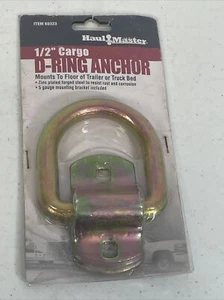 HAULMASTER 1/2” FORGED CARGO D-RING ANCHOR Part No 60323 New 1 PC - Picture 1 of 5