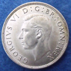 1945 GEORGE VI  SILVER FLORIN / TWO SHILLINGS  ( 50% Silver )  2s Coin.   511