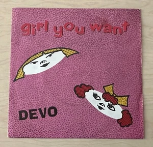DEVO Girl You Want 7” (1980) Virgin UK RARE - Picture 1 of 3