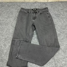 DU/ER Jeans Mens 30x30 Grey LX Coolmax Straight Leg Stretch Distressed