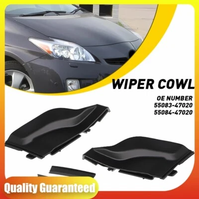 For 2010-2015 Toyota Prius 2X Cowl Side Cover Extension Black OE#55084-47020 - Image 1 of 4