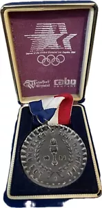 Vintage 1984 Olympics Waterford Crystal Glass Medal Los Angeles XXIII Olympiad - Picture 1 of 4