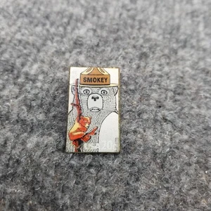 Vintage Smokey The Bear 20 Cent Stempel Anstecknadel - Bild 1 von 4
