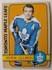 NORM ULLMAN, 1972-73 TOPPS #168, MAPLE LEAFS