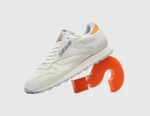 Zapatos clásicos de cuero blancos para mujer Reebok FY2320 (Reino Unido 4, 4,5, 5,5) - Imagen 1 de 5