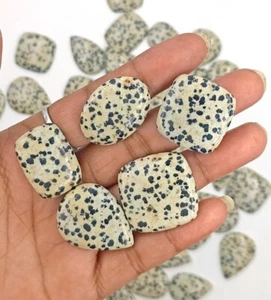 Natural Dalmatian Jasper Gemstone, Dalmatian Jasper Wholesale Gemstone 72601 - Picture 1 of 4