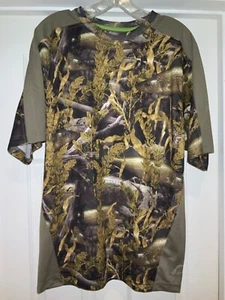 FISHOUFLAGE lightweight 100% Performance Polyester shirt Camo sz M - Afbeelding 1 van 3