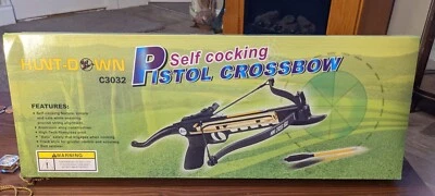 Mini ballesta pistola autococking Hunt-Down Cobra C3032  Foto 1 de 4