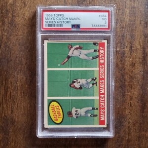 1959 Topps #464 Willie Mays The Catch Makes History Baseball Thrills • PSA 3 VG